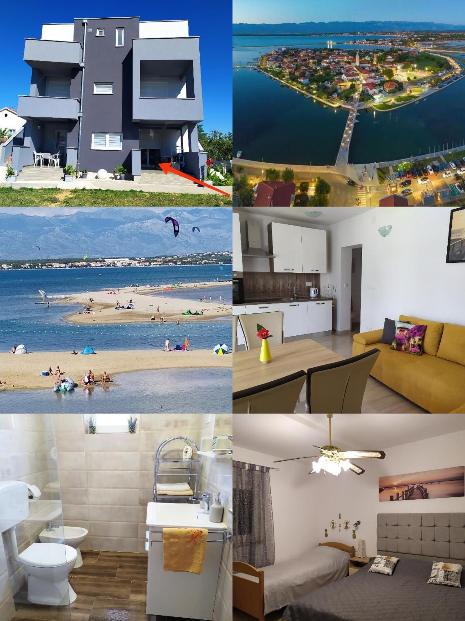 Apartmani Mira Нін Екстер'єр фото